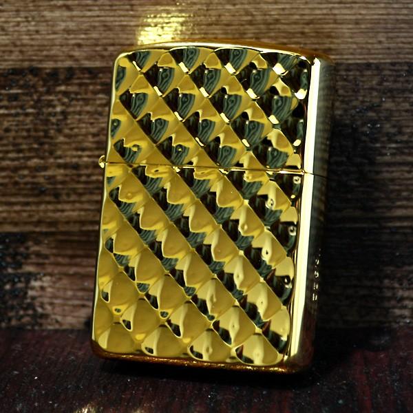 ZIPPO ジッポー アーマー 限定 ライター ディンプルカット ゴールド  
