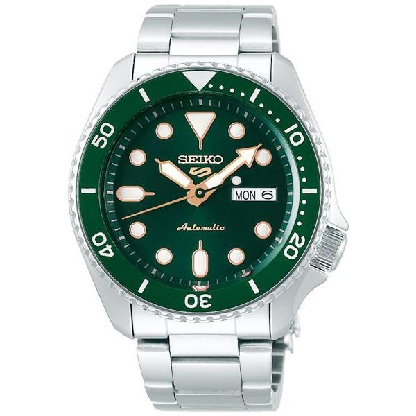 セイコー 5 SEIKO ファイブ スポーツ 自動巻(手巻き付き) 腕時計 SRPD63K1 グリーン (国内SBSA013同型)
