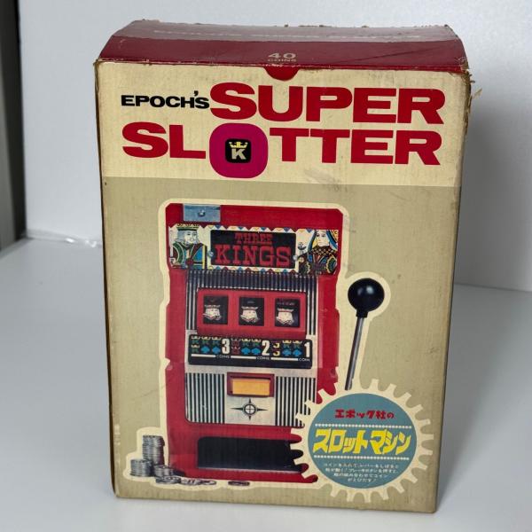 希少品昭和レトロ当時物エポック社スーパースロッター元箱取説