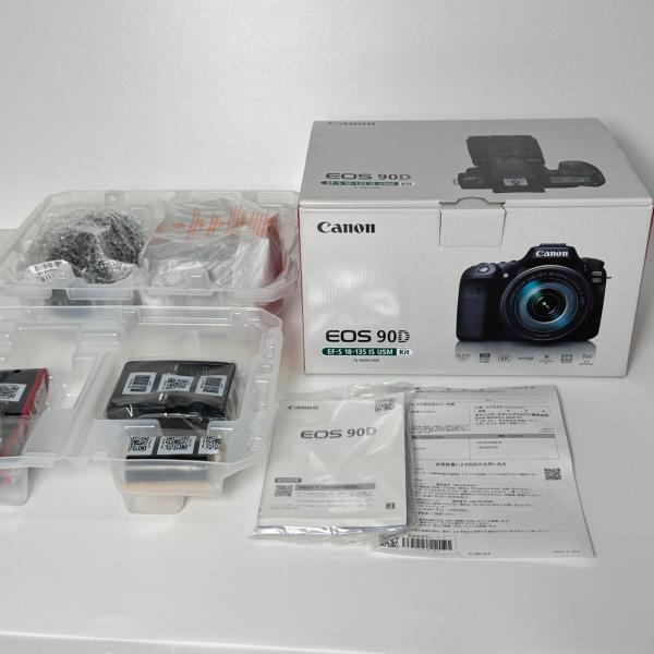 EOS 展示保証付 キヤノン CANON 90D EF-S18-135 IS USM レンズ