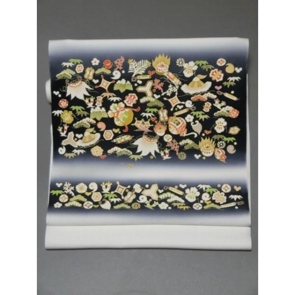 名古屋帯宝尽くし正絹手描き