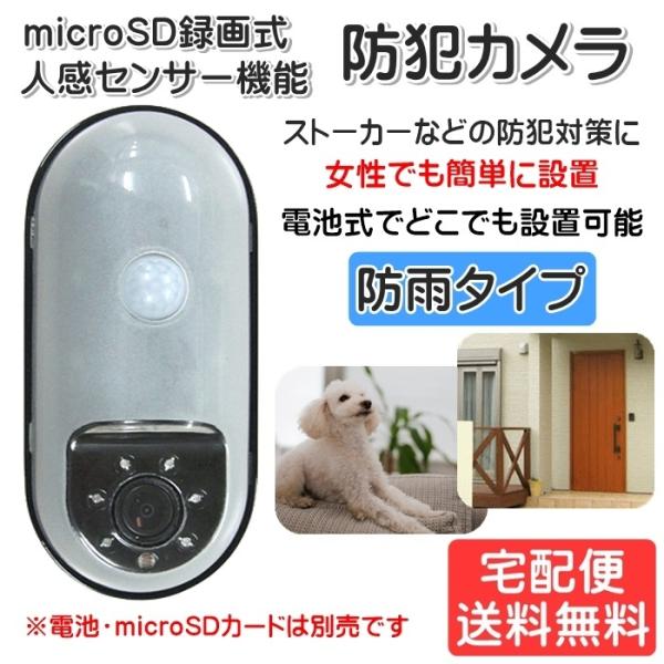 リーベックス防犯カメラSDカードと単３電池付きセット 楽天市場】リーベックス SDカード録画式センサーカメラ
