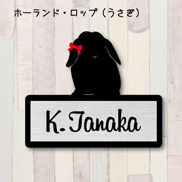 【当店限定リボン付き】おしゃれでかわいいミニ表札、手軽で簡単取付 一人暮らし用におすすめ 玄関 門柱【商品の特徴】ホーランドロップのシルエットが可愛い表札。二層構造で、黒いマット調アクリルと選べるネームプレートの組み合わせ。マンション、アパ...