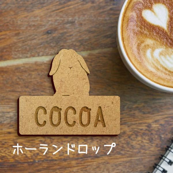 うちの子の形のおしゃれでかわいい名札、お名前 彫刻 エコバッグやお散歩バックなどいろいろな使い方ができます【商品の特徴】ホーランドロップの形がかわいい木製名札。ペットや子供の名前を彫刻し、お散歩バッグやキャリーバッグに付けられます。エコ素材...