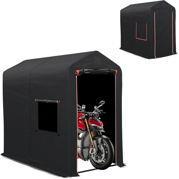 バイクガレージ　サイクルハウス　ガレージテント　バイクシェルター Amazon.co.jp: バイク テント バイクガレージ サイクルハウス