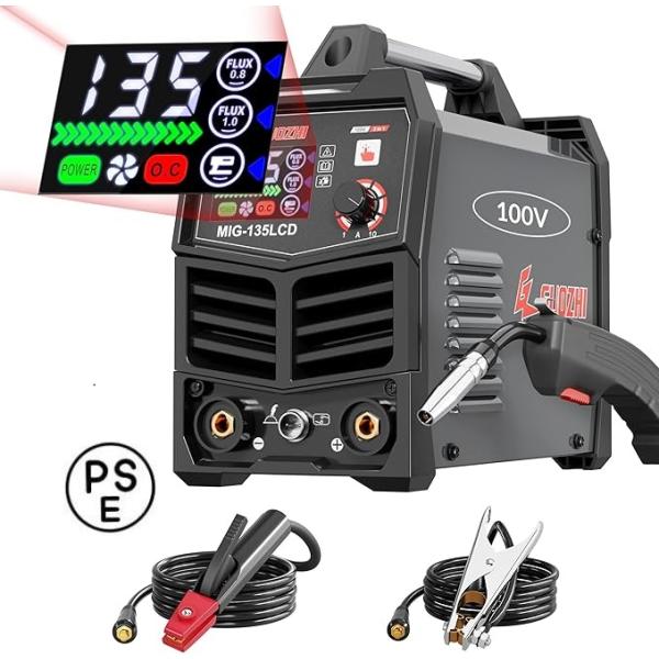 半自動溶接機 100v アーク溶接 ノンガスワイヤー溶接 1台2役