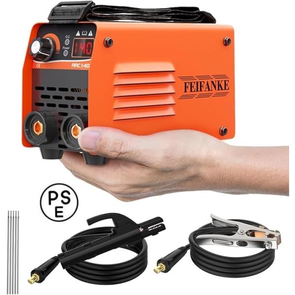 アーク溶接機 100V 最大出力140A ミニポータブルインバーター直流 溶接機100V 140A アーク溶接機 ミニポータブル溶接機 IGBTインバーター