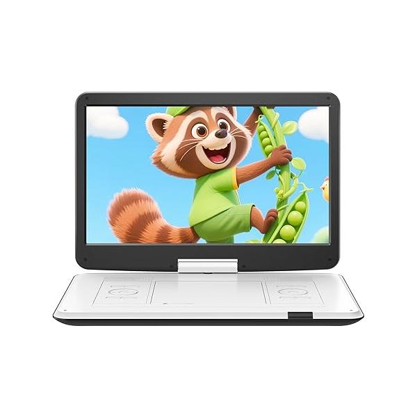 ポータブルDVDプレーヤー 液晶 15.6インチ超大画面 6時間連続