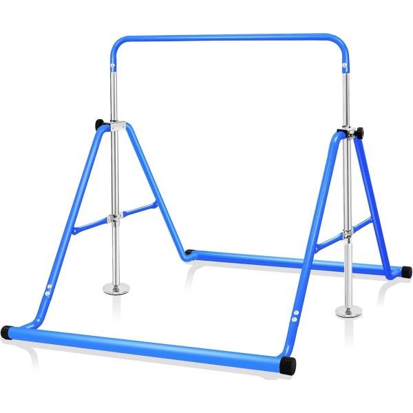 【カラー】ブルー　【本体サイズ（約）】使用時：幅99.5cmｘ奥132cmｘ高さ85cm〜130cm 本体重量（約）：10kg 本体素材：スチール/ゴム 耐荷重（約）：70kg 収納サイズ：幅99.5cmｘ奥行26.5cmｘ高さ110cm ...