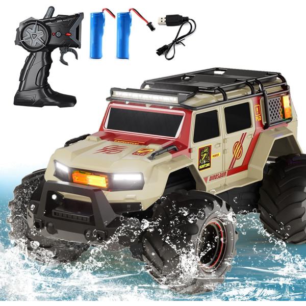水陸両用 ラジコン 2.4GHz 大型32cm ラジコンカー 4WD オフロードカー