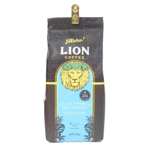 ライオンコーヒー・デカフェバニラマカダミア/粉タイプ(198g)