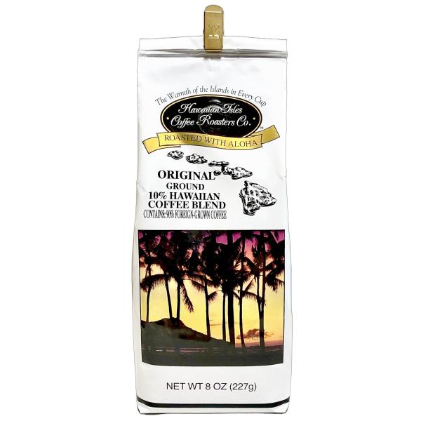 ハワイアンアイルズコーヒー/オリジナル10％Hawaiian Coffee/粉タイプ(227g)