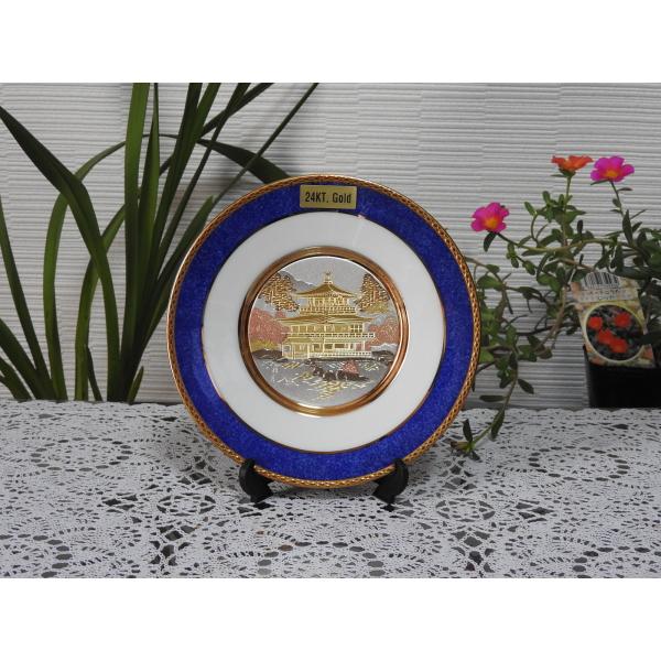 6"v[gt[(Chokin 6"D.plate "Golden temple" j