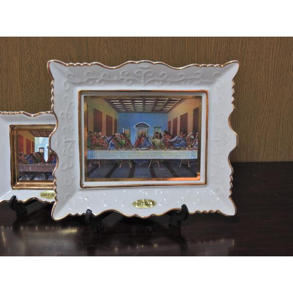 Ō̔ӎ`̊pM(jSquare plate of Last Supper(L)