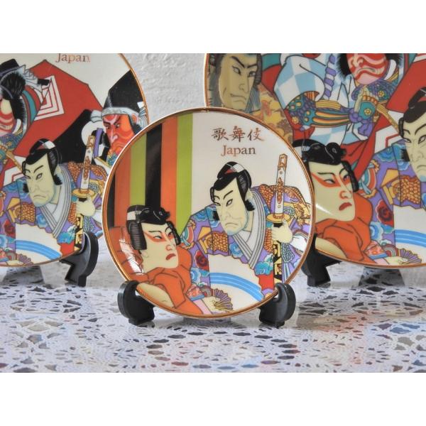̊̕ێM&lt;&gt;"KABUKI" Round shape dish (S)EyYEgiftEsuvenirEv[gEE