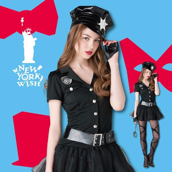 ハロウィン コスプレ 衣装 レディース 女性 警察官 警官 制服 セット 仮装 コスチューム アメリカンポリス Nyw シティポリス モバイルデパート 通販 Yahoo ショッピング
