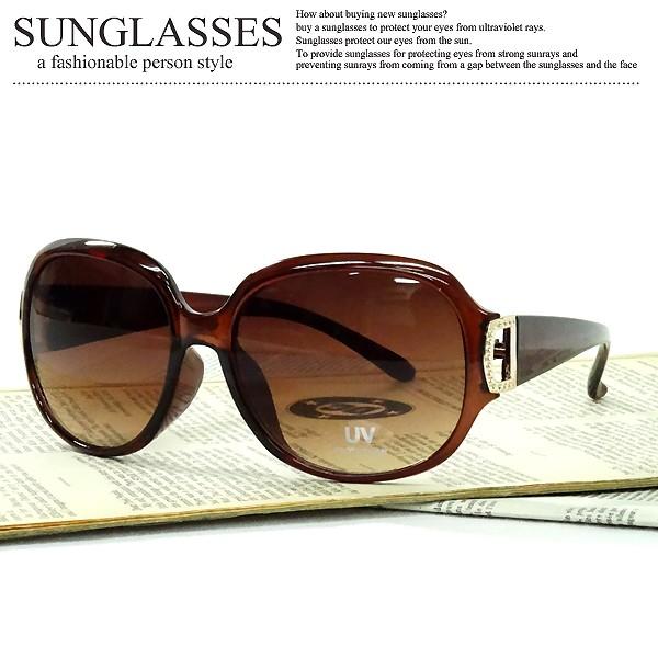 ビッグフレーム オーバル型 サングラス レディース 人気 女性用 Uvカット 小顔効果 人気 おしゃれ ブラウンハーフレンズ 9295 2 モバイルデパート 通販 Yahoo ショッピング