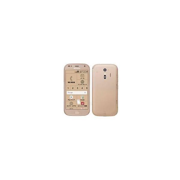 Docomo F 01l らくらくスマートフォン Me 本体 Simフリー 新品未使用 Gold ゴールド 一括購入