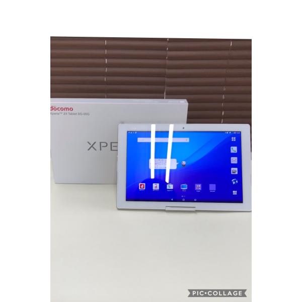 Docomo So 05g Xperia Z4 Tablet Simフリー 本体 ホワイト Al完売しました 一括購入品 美品 送料無料 正規simロック解除済み 中古 利用制限