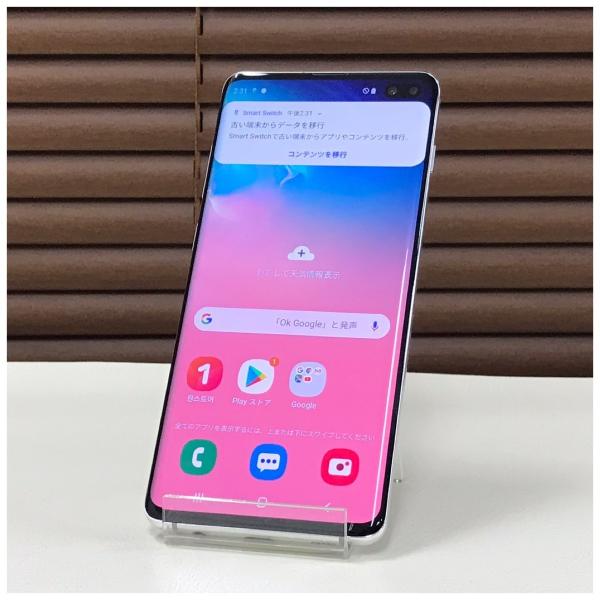Samsung Galaxy S10 Plus Simフリー 128gb 8gb 本体 White 賜物 白ロム Bランク ホワイト Sm G975n 中古 海外版 ブルー Single Sim