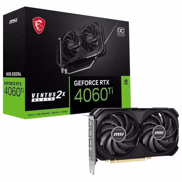 GeForce RTX 4060 Ti VENTUS 2X BLACK 8G OC 【新品 未使用 GeForce RTX 4060 Ti VENTUS 2X BLACK 8G OC 【新品 未使用
