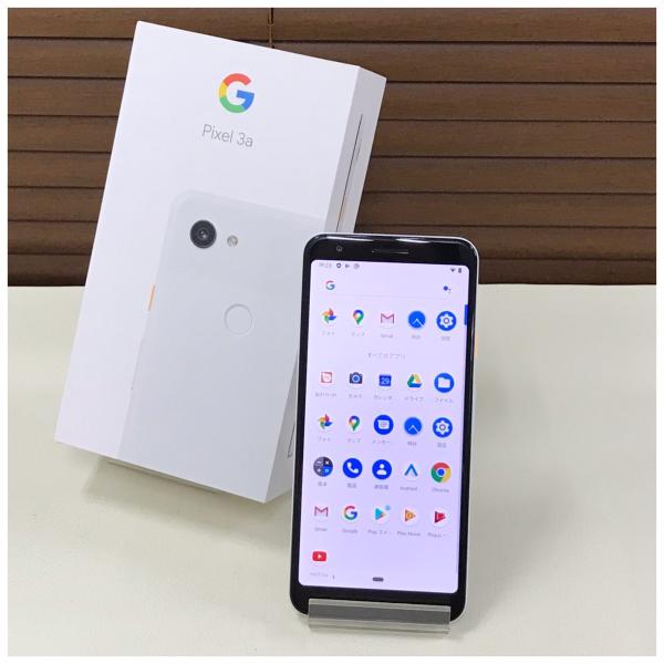 Google Pixel 3a 64gb 本体 Simフリー 中古 美品 G0h 赤ロム永久保証 ホワイト 正規simロック解除済み 売り込み Clearly 白ロム White