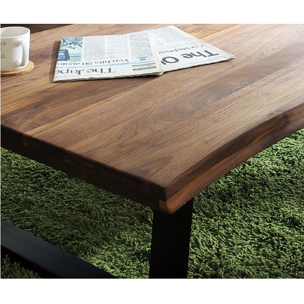 天然木 テーブル 斜天板 ローテーブル テーブル リビングテーブル 座卓 センターテーブル おしゃれ 斜天板 木製 Kohaku コハク 大きめ Kohaku コハク ウォールナット 幅150cm 家具通販のメーベル