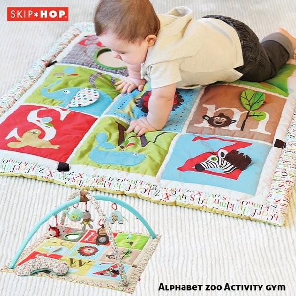 ベビー 赤ちゃん おしゃれ 知育玩具 ベビージム Skip Hop スキップホップ アルファベットズー アクティビティジム 5つのおもちゃ ピロー付き 洗濯可能 241013 家具通販のメーベル 通販 Yahoo ショッピング
