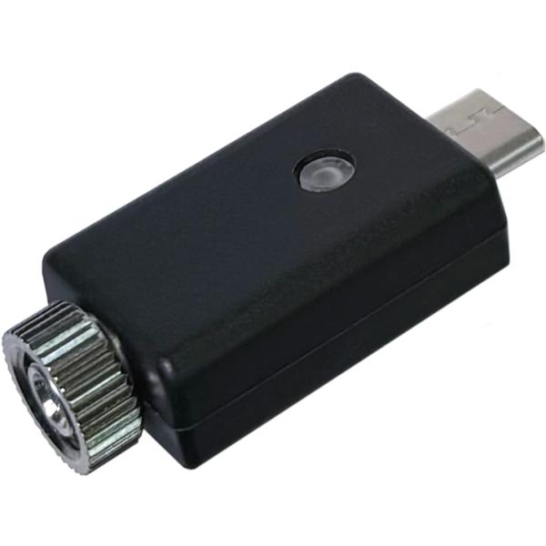 USB Type-C電源用ピンジャック変換コネクタ（LED付）：HT-PC : 携帯