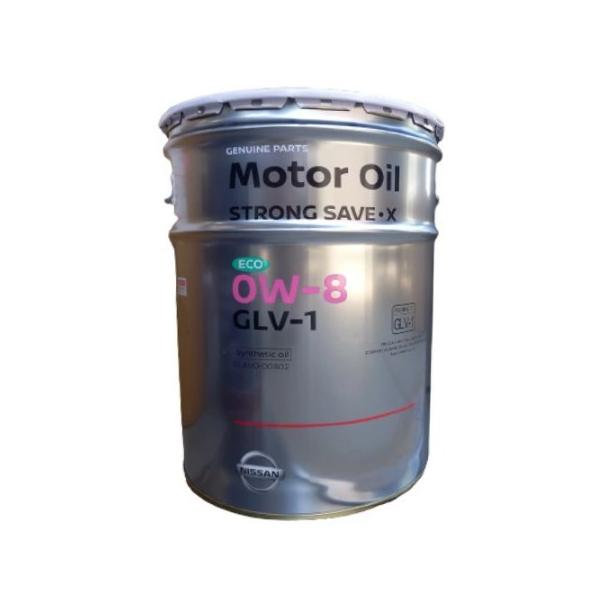 日産 エンジンオイル 0w-8 20L モーターオイル　ストロングセーブ・X 日産（NISSAN） KLAV0-00802 ストロングセーブ X GLV-1 0W-8 20L