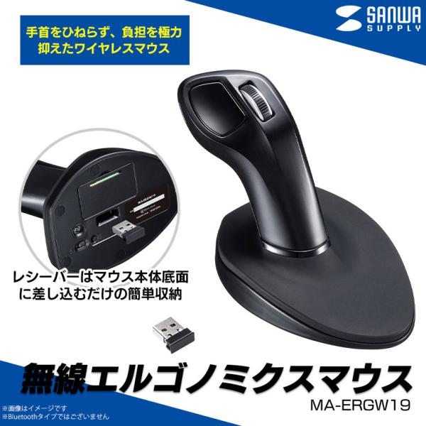 エルゴノミック無線マウス MA-ERGW19 【公式通販】