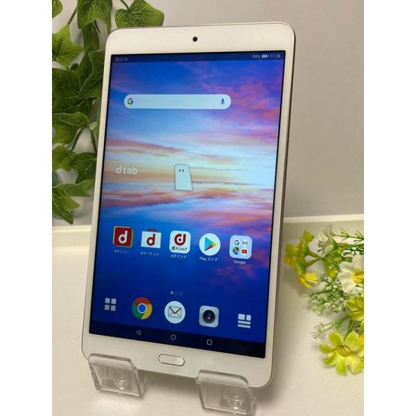 dtab Compact d-02K docomo ゴールド☆ 8インチ タブレット 現状品