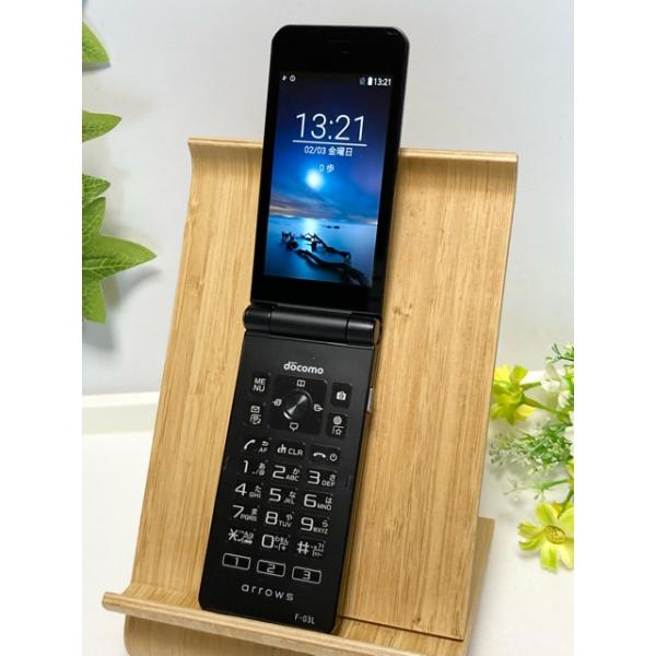 新品未使用品 docomo arrows F-03L ブラック 本体ガラホ arrows 美品 ドコモ SIMフリー ケータイ F-03L ブラック☆ 4G