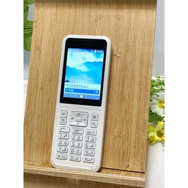NP602SH 本体のみ SoftBank ガラホ ホワイト mobile012_a8539