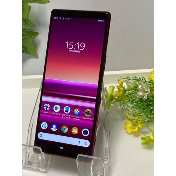 Xperia 5 SIMフリー SONY レッド 901SO ROM 64GB RAM 6GB SoftBank