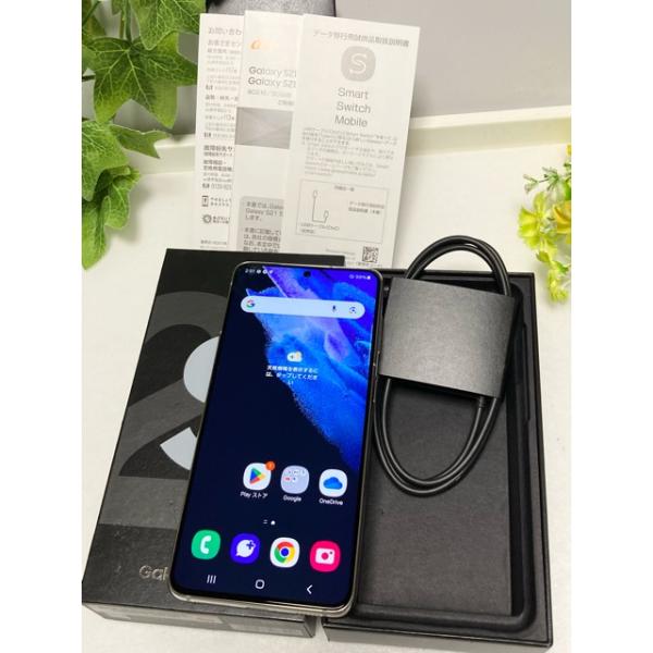 Galaxy S 美品☆ 付属品あり S21 5G SCG09 ファントムホワイト 6.2