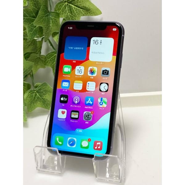 iPhone 美品 SIMフリー Apple iPhone11 128GB パープル☆ A2221 MWM52J