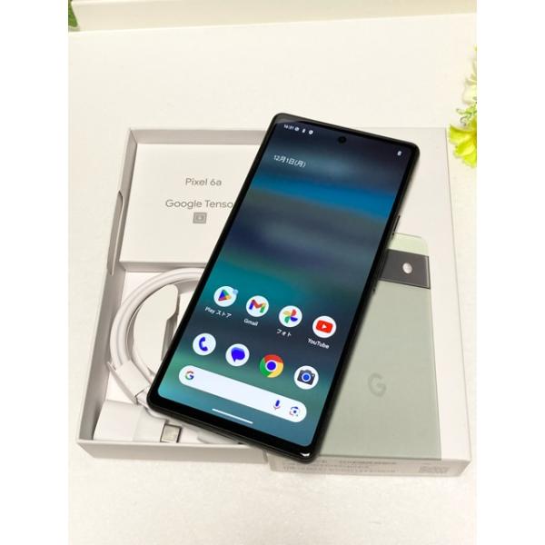 Google Pixel Pixel6a 128GB [Sage セージ] au SIMフリー 【android 16