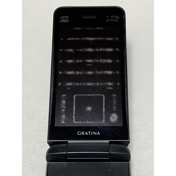 au by KDDI ���Z�� GRATINA KYF42 �u���b�N ��SIM���b�N�����ς� �K���z�inano SIM) �g�ѓd�b �{�� ���� ���� A9877 ���i�摜5