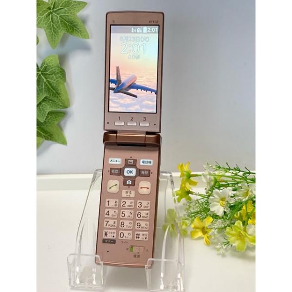 KYOCERA（京セラ） au かんたんケータイ KYF32 [ピンク] 携帯電話 本体