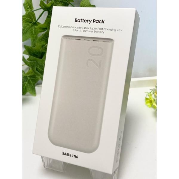 SAMSUNG（サムスン） 【新品未開封】45W Battery Pack 20,000mAh（EB