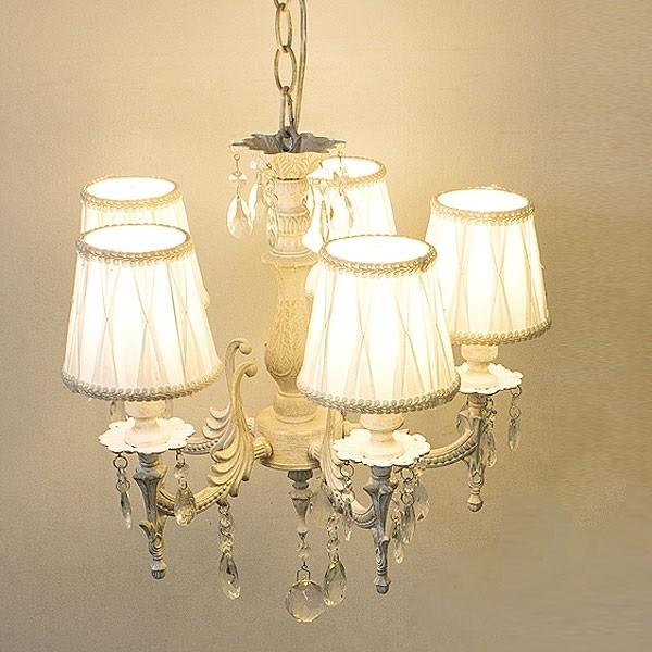 VF[hVfA Shade Chandelier M 0202-li-ob-082-5h-wh