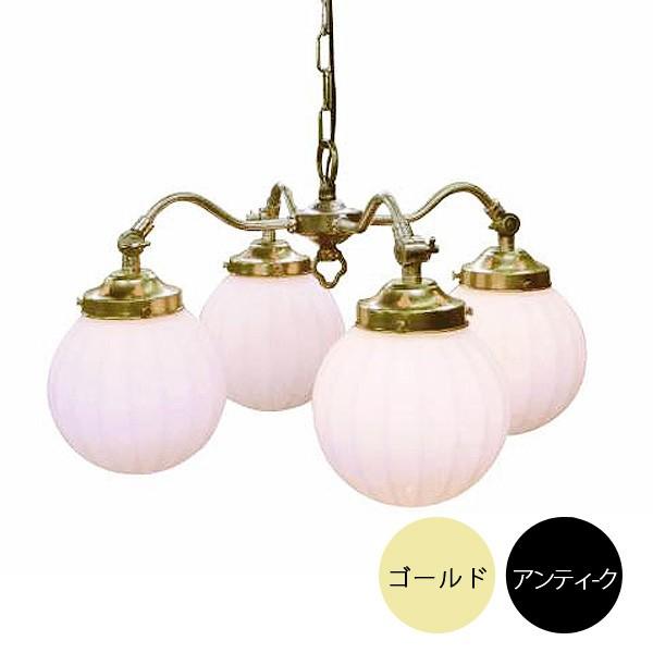 4灯照明灯具セット クラシックスタイルシャンデリア（60Wx4灯） 電球 