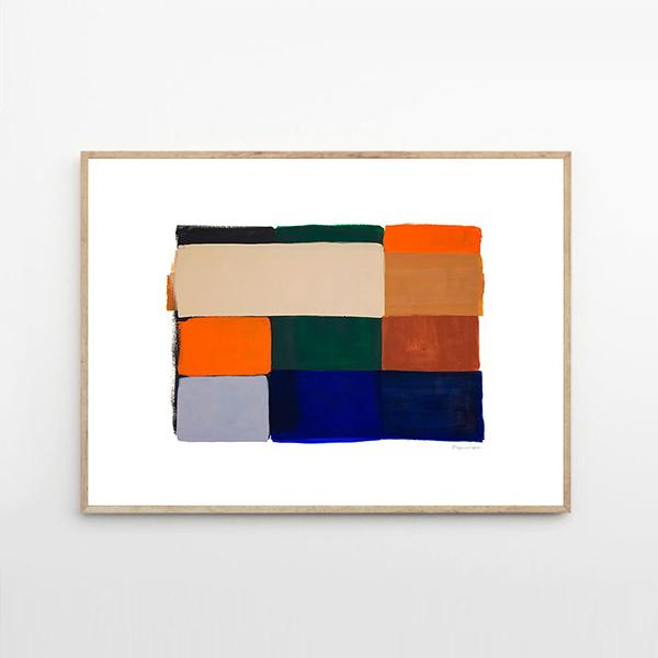 �A�[�g �|�X�^�[ ������� �k�� �U�E�|�X�^�[�N���u THE POSTER CLUB Colour Squares 01 30��40 �C���X�g �C�O�A�[�g ���[���f�R