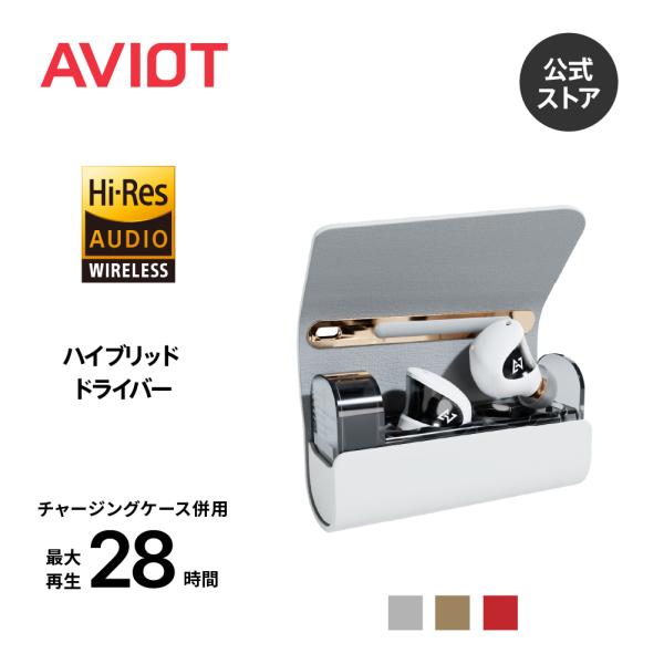 AVIOT TE-J1 ブラック 完全ワイヤレスイヤホン LDAC ノイキャン AVIOT TE-J1 ワイヤレスイヤホン ハイブリッドノイズキャンセ