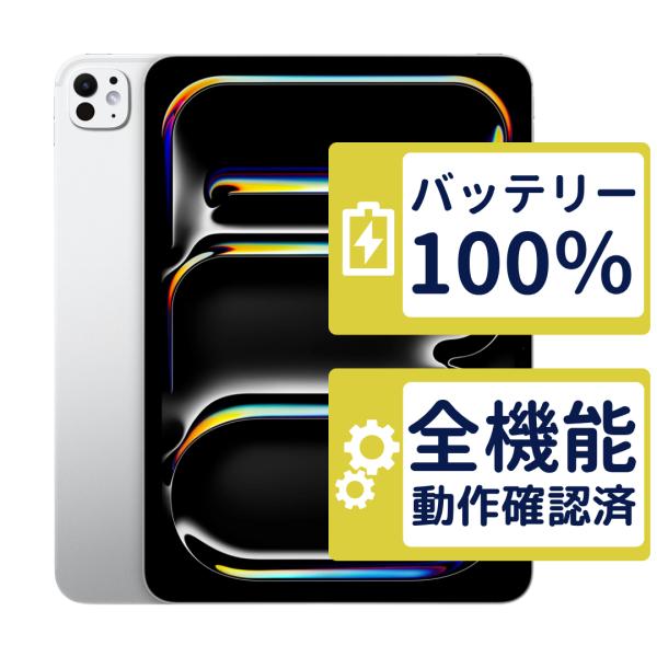 iPad Pro 11インチ M5 Wi-Fi 256GB 第6世代【A3357】 シルバー MDWL4J/A Apple Aランク バッテリー新品 整備済中古品 商品保証100日間 本体 7D02