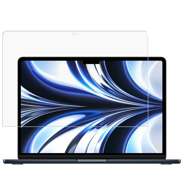 MacBook Air 13.6 2024 M3 / 2022 M2 用 N35 抗菌 抗ウイルス 防指紋 液晶保護フィルム ポスト投函は送料無料