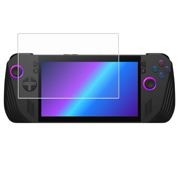 ASUS ROG Ally (2023) RC71L 対応 衝撃吸収光沢フィルム ASUS ROG Ally X (2024) / (2023) 用 7 防指紋光沢 液晶保護