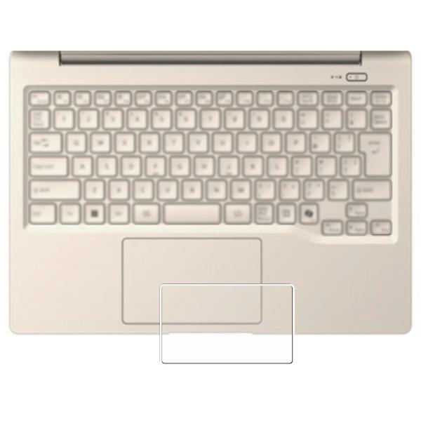 【特徴】・透明なクリアタイプの防指紋フィルムです。・タッチパッドをほこりやキズから守るハードコート仕様で、指紋がつきにくくまた指紋がついても拭き取りやすい保護フィルムです。・再剥離性に優れています。・気泡レス加工で、自然にエアが抜けタッチパ...