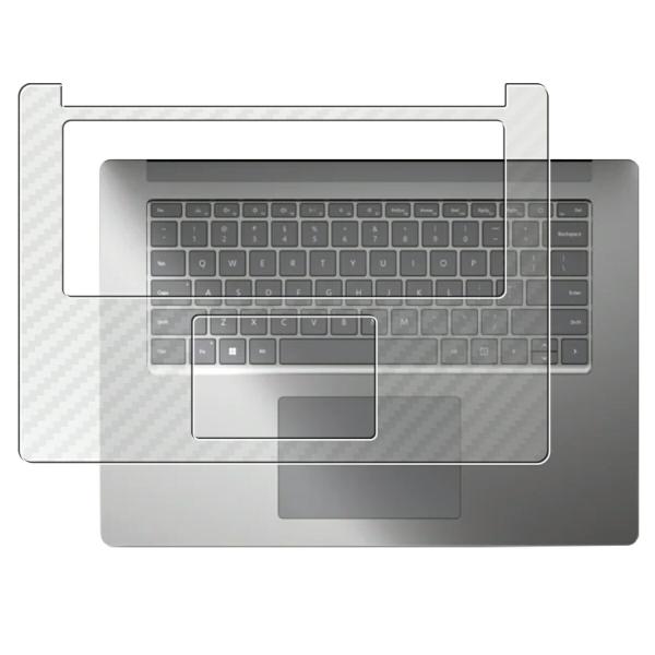 Microsoft Surface Laptop 5 15インチ 全面用 400-280 カーボン調 パームレスト保護フィルム ポスト投函は送料無料